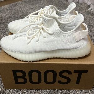 New triple white Yeezy boost 350